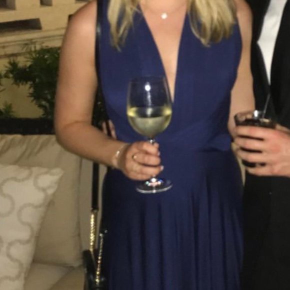 Tricks of the Trade Navy Blue Maxi Dress - Lulus - Picture 2 of 3